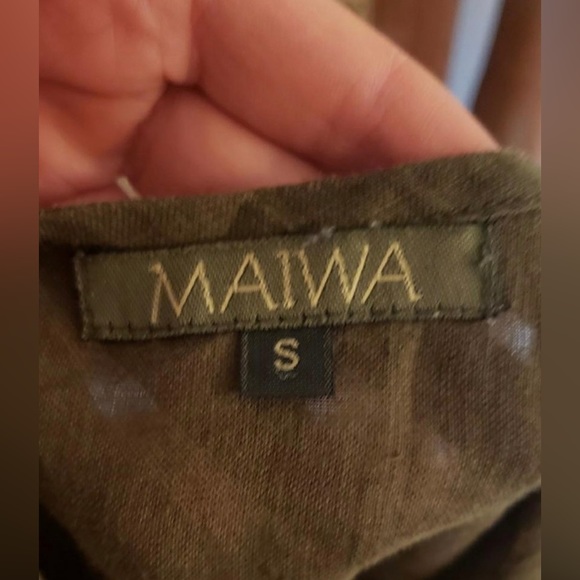 SOLD Maiwa Linen Liberty tank - Picture 5 of 8